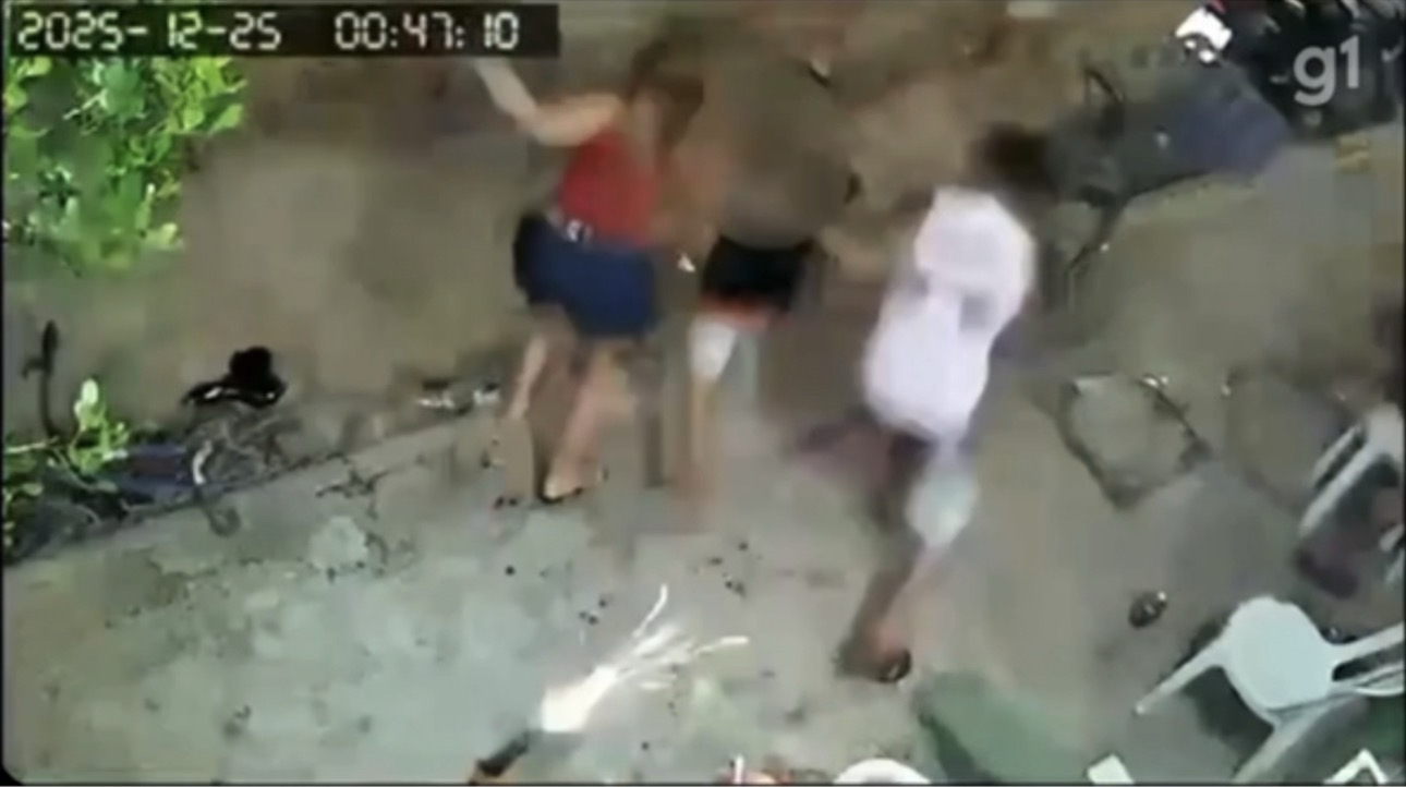 VÍDEO REVELA TERROR EM CEIA DE NATAL: TIROS, CORRERIA, MORTE E CRIANÇAS NO MEIO DO ATAQUE