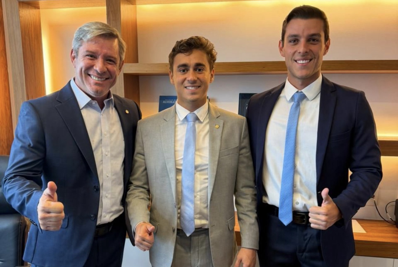 ”Em Alagoas temos dois caras maneiraços”: Nikolas Ferreira elogia Caio Bebeto e Cabo Bebeto e destaca lideranças estaduais em podcast