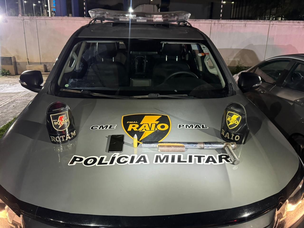 ROTAM e RAIO prendem suspeito armado durante Operação Nexus em Maceió