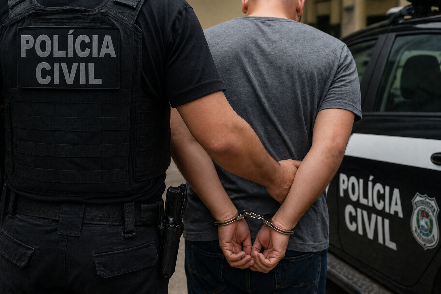 DESESPERO AO SER CERCADO: ALVO DE OPERAÇÃO QUEBRA CELULAR PARA TENTAR APAGAR PROVAS E ACABA PRESO EM MACEIÓ