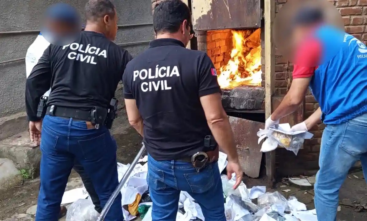 QUILOS DE DROGAS SÃO INCINERADOS EM USINA DE ALAGOAS EM GRANDE OPERAÇÃO DA POLÍCIA CIVIL