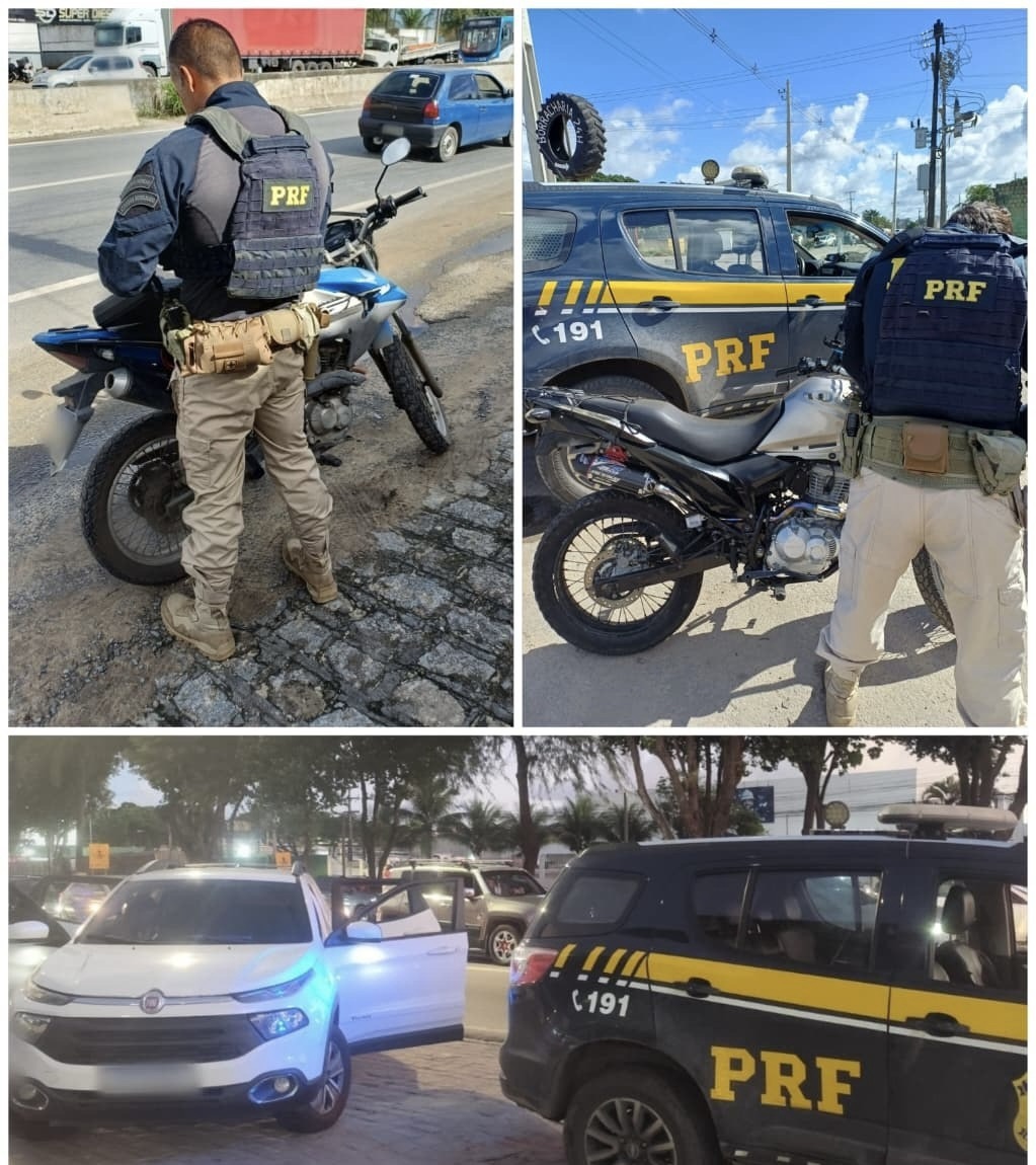 PRF RECUPERA TRÊS VEÍCULOS ROUBADOS E ADULTERADOS EM UM ÚNICO DIA; SUSPEITOS SÃO PRESOS EM ALAGOAS