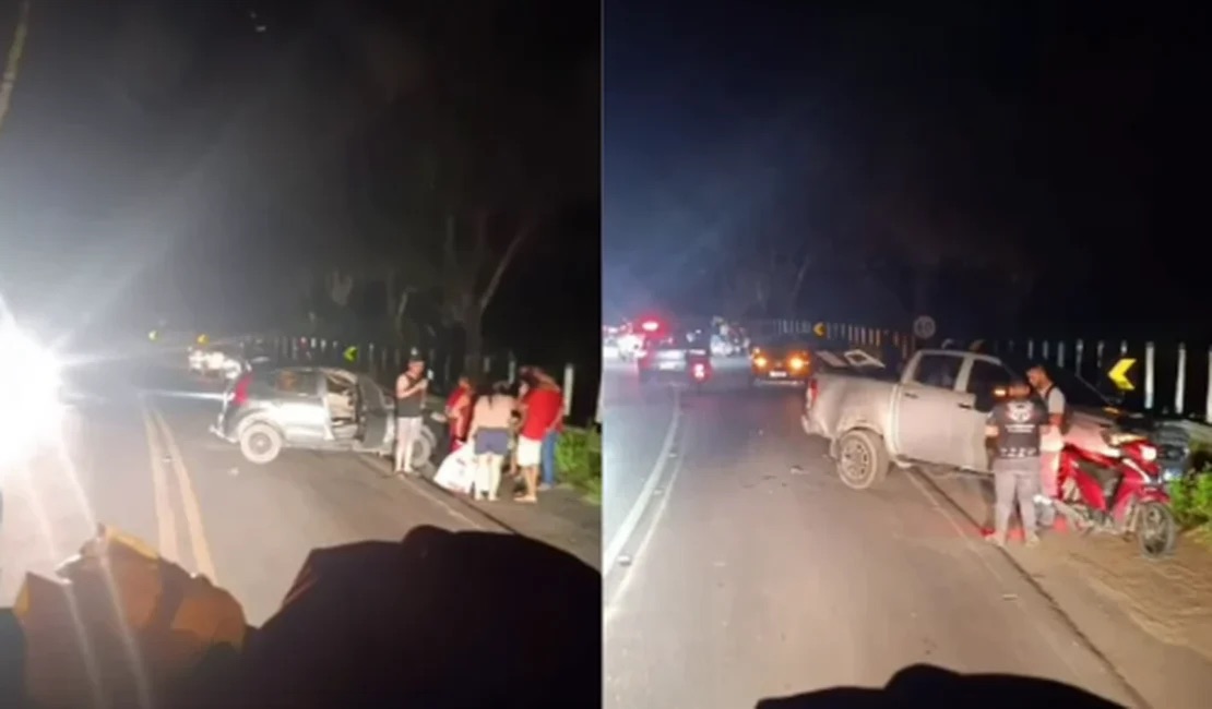 MOTORISTA EMBRIAGADO ATINGE TRÊS VEÍCULOS, FERE DUAS CRIANÇAS E ACABA PRESO APÓS FUGIR DO LOCAL EM MACEIÓ