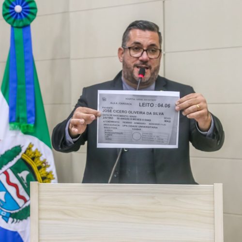 LEONARDO DIAS PEDE AJUDA DA SESAU PARA RESOLVER PROBLEMAS DE CIRURGIAS CARDÍACAS